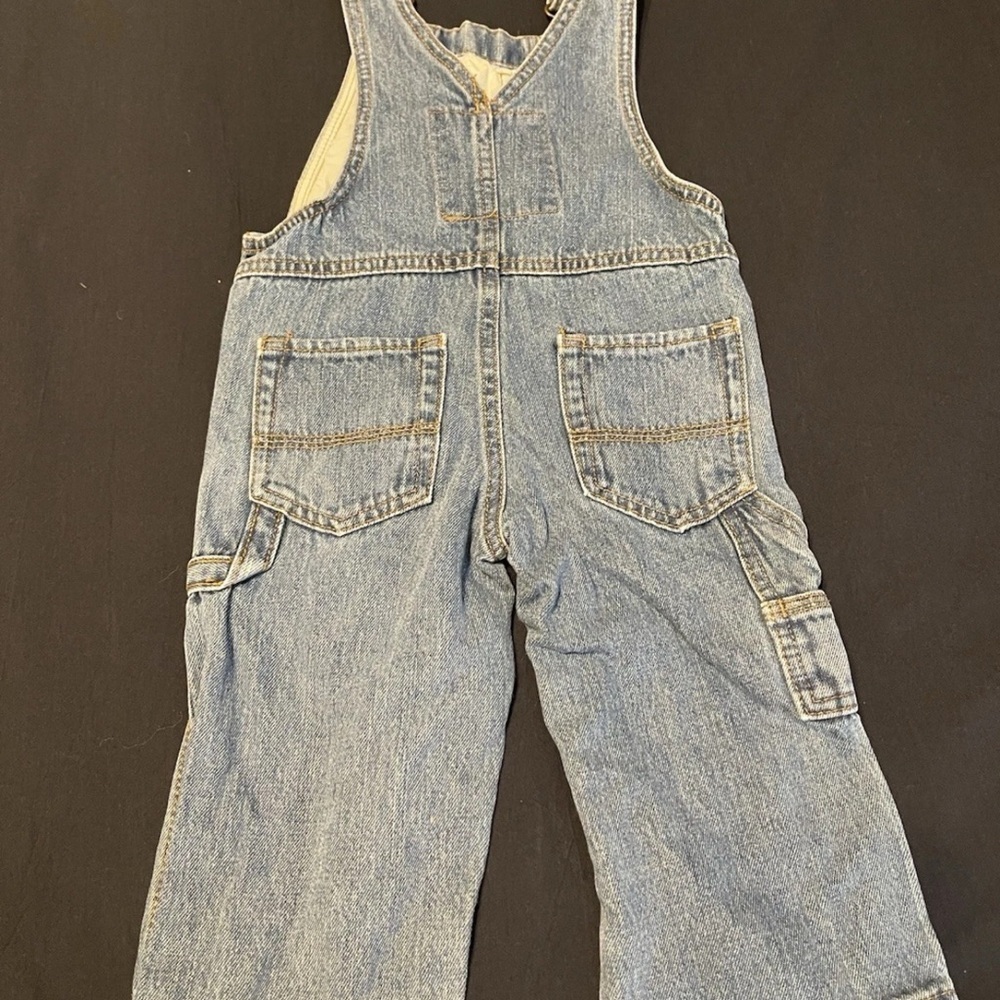 Target Baby Genuine Oshkosh Overall Light Denim Straps 2T - Picture 4 of 10